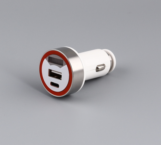 car charger with 1USB & 1Type C 3.1A