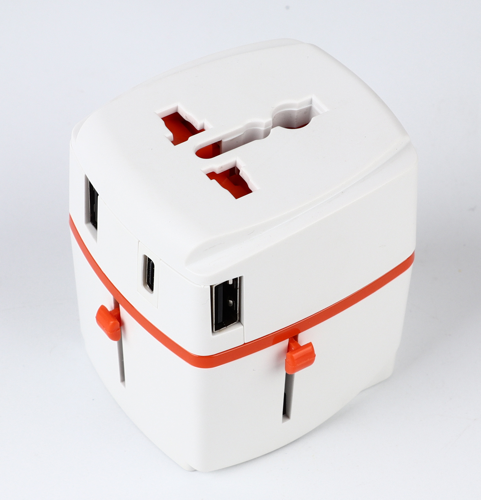 Type C Universal Travel Adapter with 4-USB Chargers 
